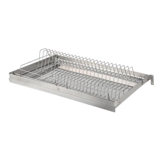 ชั้นคว่ำจานสเตนเลสติดผนัง KECH PANEL 60ซม.STAINLESS STEEL WALL-MOUNTED DISH DRAINER KECH PANEL 60CM