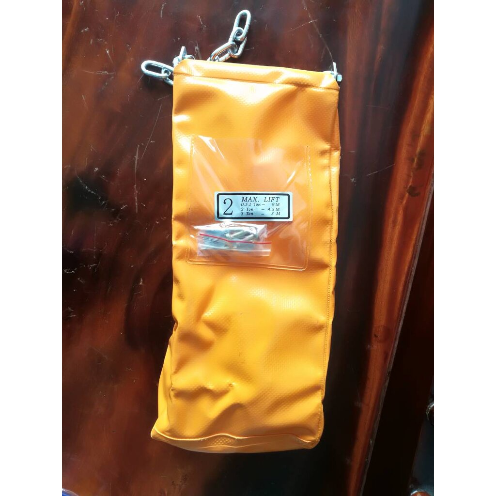 ถุงใส่โซ่ เบอร์ 2 ใช้สำหรับรอกโซ่ Black bear รุ่น YSL,YSF,YSH / CHALN BUCKET Black bear YSL,YSF,YSH 