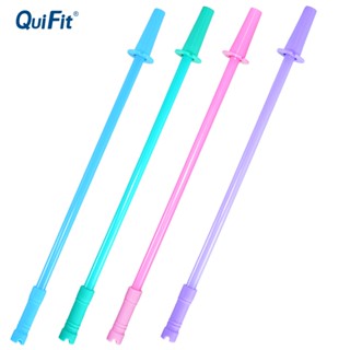 ♂☇❡Quifit หลอดขวดน้ำ ทำความสะอาดง่าย หลายสี