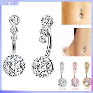 &lt;Sale&gt; เครื่องประดับจิวแหวนเจาะร่างกายสะดือ Cubic Zirconia