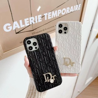 case iphone 13 case iphone 14 เคสโทรศัพท์มือถือ ลายโลโก้เพชร สําหรับ iphone 13 14 13 pro max 12 pro max 11 xr xs max 7 plus 6s plus