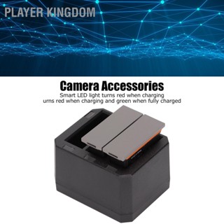 Player Kingdom แบตเตอรี่ 2 ก้อน และที่ชาร์จ Usb Led 3 ช่อง Dc 5V 2‐4A อุปกรณ์เสริมกล้อง สําหรับ Dji Osmo Action