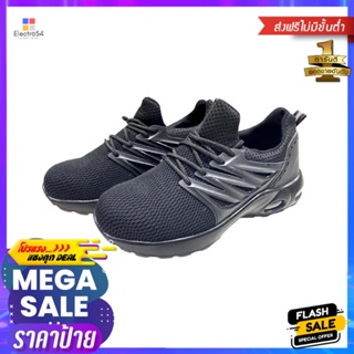 รองเท้านิรภัยผ้า พื้น PU DEXZON LJ-2066 เบอร์ 41 สีดำSAFETY SHOE WITH PU SOLE DEXZON LJ-2066 NO.41 BLACK