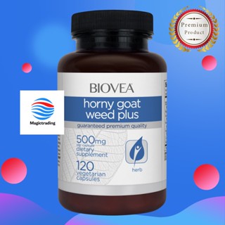 BIOVEA HORNY GOAT WEED PLUS (with MACA) / 120 Vegetarian Capsules