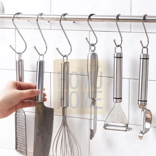 【HOMUHOME ホーム】ตะขอแขวน ตะขอตัวs ตะขอแขวนอเนกประสงค์ ตะขอสแตนเลสStainless Steal แข็งแรง ไม่เป็นสนิม HH55 SSS