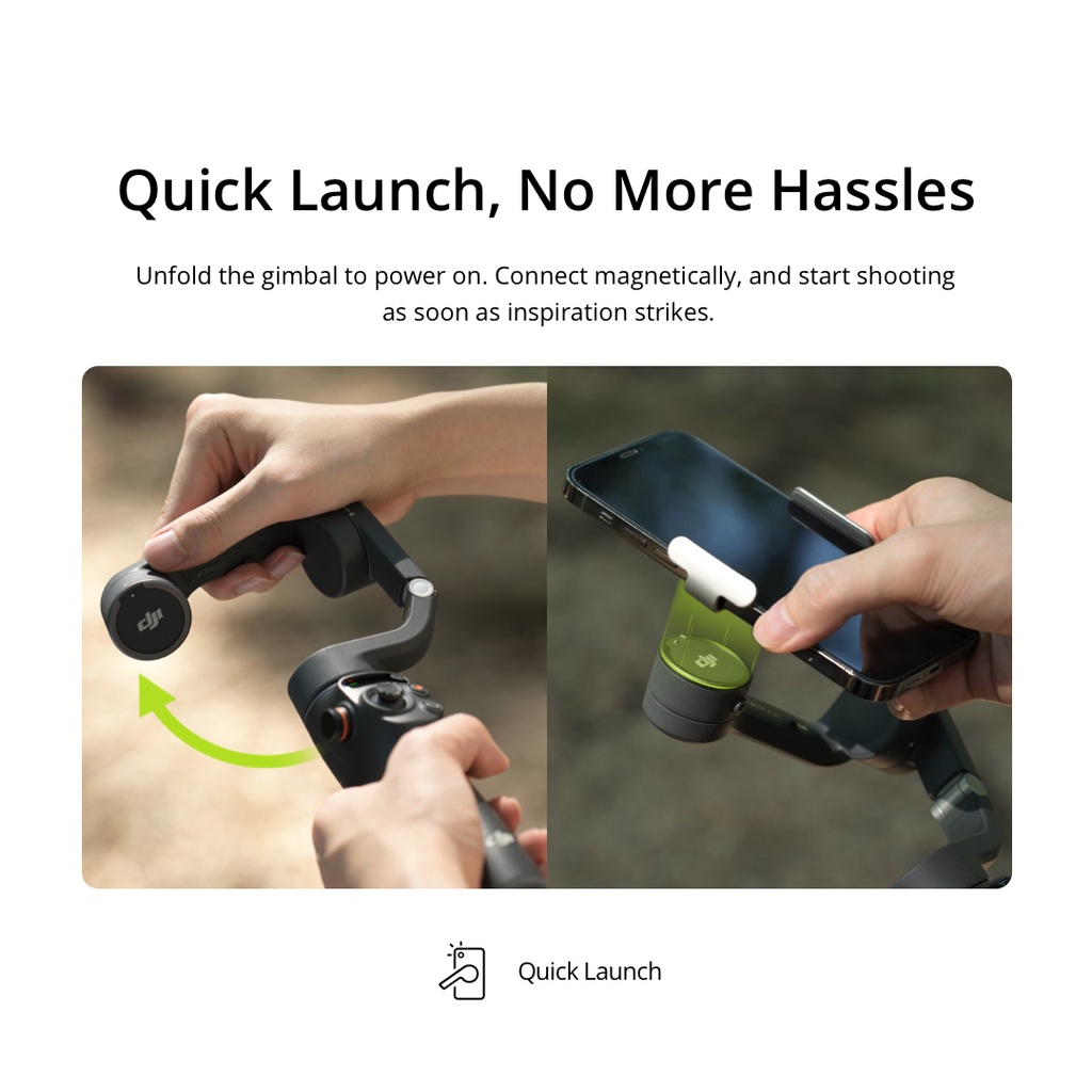 DJI Osmo Mobile 6 - Smartphone Stabilizer | ไม้กันสั่นสำหรับสมาร์ทโฟน | ระบบกันสั่น 3 แกน | ถ่ายรูปเเละวิดีโออย่างสมูท