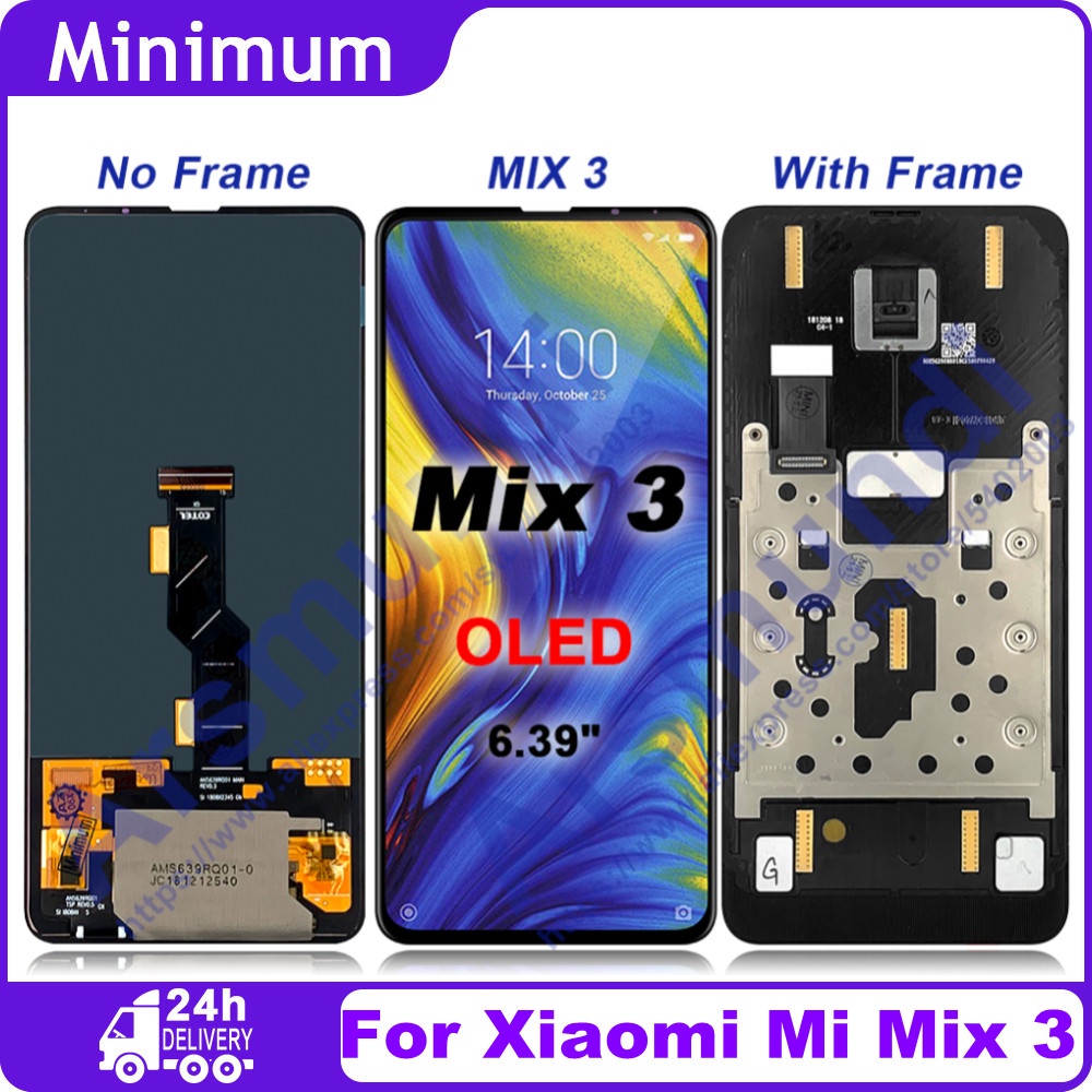 OLED For Xiaomi Mi Mix 3 Mix3 LCD Display Touch Screen Digitizer Assembly For Mi Mix 3 Mix3