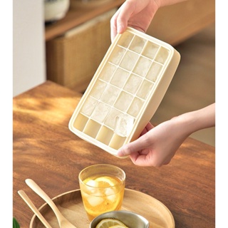 Omocha - (24 ก้อน) Ice tray ถาดน้ำแข็งซิลิโคน พร้อมฝาปิด