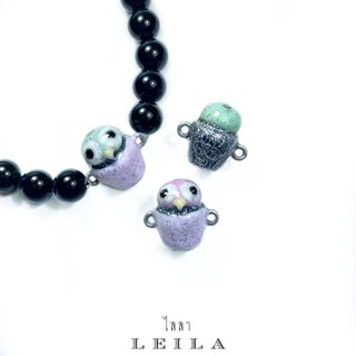 Leila Amulets ฟุคุ พญาฮูกเปิดปัญญา Baby Leila Collection (พร้อมกำไลหินฟรีตามรูป)