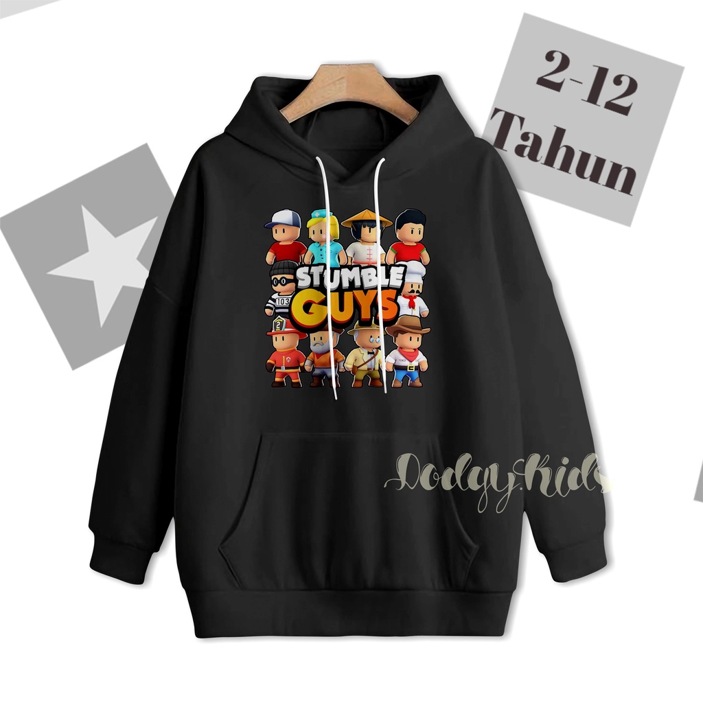 เสื้อฮู้ดเด็กชาย Stumble Guys อายุ 2-12 ปี | เสื้อกันหนาวเด็กผู้หญิง | เสื้อแจ็คเก็ตเด็กชายและเด็กหญ