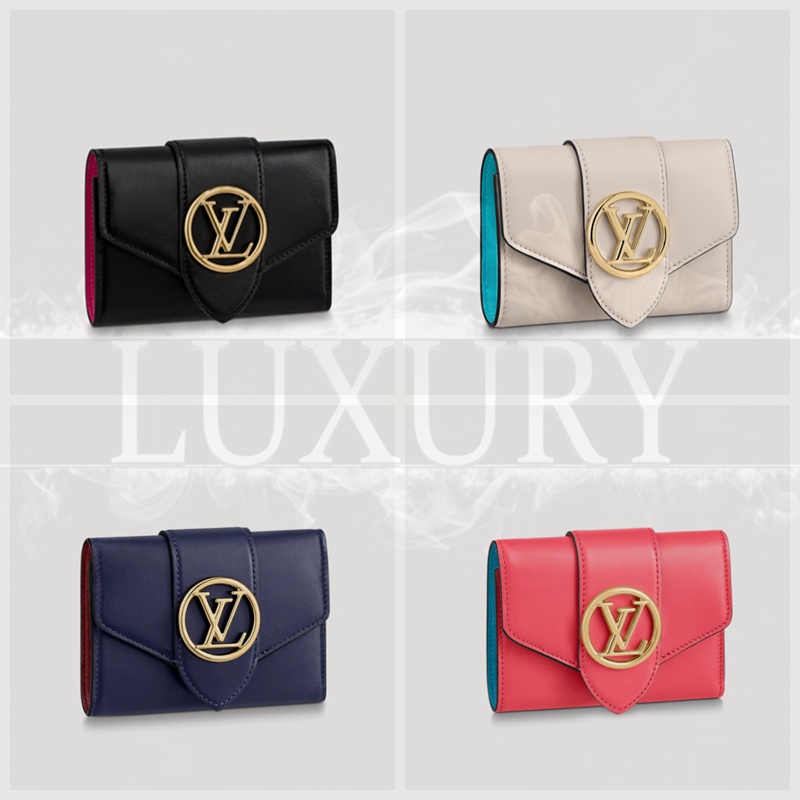 Louis Vuitton / LV PONT 9 / กระเป๋าสตางค์ใบสั้น