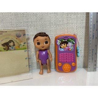 Dora baby +โทรศัพท์มือถือ(เสียงเบา) ของแท้ สภาพ95%