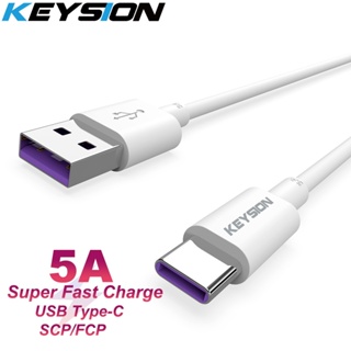 Keysion สายชาร์จเร็ว USB C 5A Type C สําหรับ Huawei P50 P40 P30 P20 Pro Mate 40 30 20 10 Pro