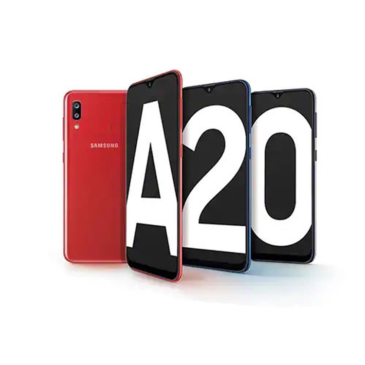 ของแท้ 100 %Samsung Galaxy A20 A205F โทรศัพท์มือถือปลดล็อก Octa Core 13MP กล้อง6.4 ''ลายนิ้วมือ NFC 3GB RAM 32GB ROM Dua #8