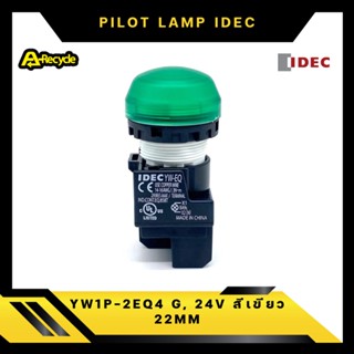 IDEC YW1P-2EQ4 G PILOT LAMP 24V 22mm สีเขียว