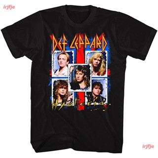 A&amp;E Designs Def Leppard Shirt Hysteria T-Shirt ผู้ชาย เสื้อยืด ดพิมพ์ลาย ดผ้าเด้ง คอกลม cotton ความนิยม sale