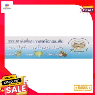 อภัยภูเบศร ยาสีฟันผสมสมุนไพร 70 กรัมABHAIBHUBEJHR HERBAL TOOTHPASTE 70 G.