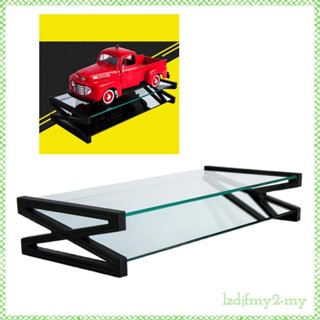 ⊕❣Flying cars  1:24 Scale Transparent Display Stand Countertop Showcase for 1/24 Model Cars