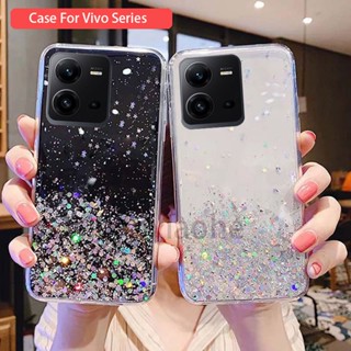 เคสโทรศัพท์มือถืออีพ็อกซี่ แบบนิ่ม ลายกากเพชร กันกระแทก สําหรับ Vivo V25 Pro V25e VivoV25 VivoV25e 5G 4G 2022