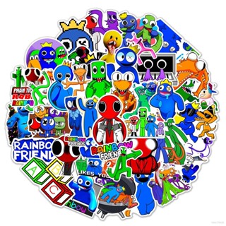 Jason 50 ชิ้น RAINBOW FRIENDS สติกเกอร์กราฟฟิตี กล่องเก็บน้ํา สติกเกอร์กันน้ํา