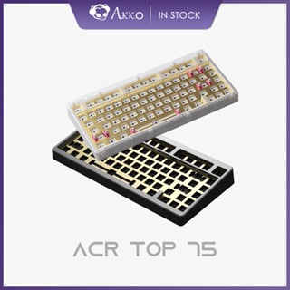 Akko ACR top 75 RGB ชุดคีย์บอร์ดเมคคานิคอล แบบใช้สาย เปลี่ยนร้อนได้ พร้อมโครงสร้างด้านบน PCBA ด้านใต้