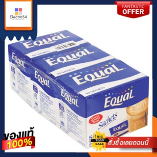 EQUAL สารให้ความหวานแทนน้ำตาล แพ็ค x 100 ซองEQUAL sweetener instead of sugar pack x 100 sachets