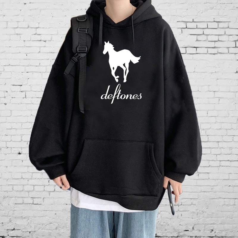 Deftones hoodies ชาย streetwear harajuku พิมพ์ grunge ผู้ชายเสื้อกันหนาว hodies grunge