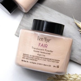 Ben Nye Powder 1.5 oz./ 42 gm.สี Fair แป้งฝุ่นโปร่งแสงสุดฮิต