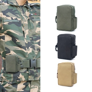 [LUC] Molle EDC กระเป๋าคาดเอว 1000D กันน้ํา แบบพกพา สําหรับตั้งแคมป์ เดินป่า ปีนเขา