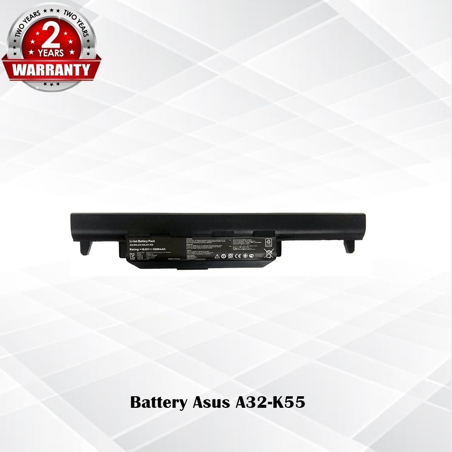 Battery Asus A32-K55 / แบตเตอรี่โน๊ตบุ๊ค รุ่น A45 A55 A75 K45 K55 K75 K45V K45VD K45VG (OEM) *รับประกัน 2 ปี*