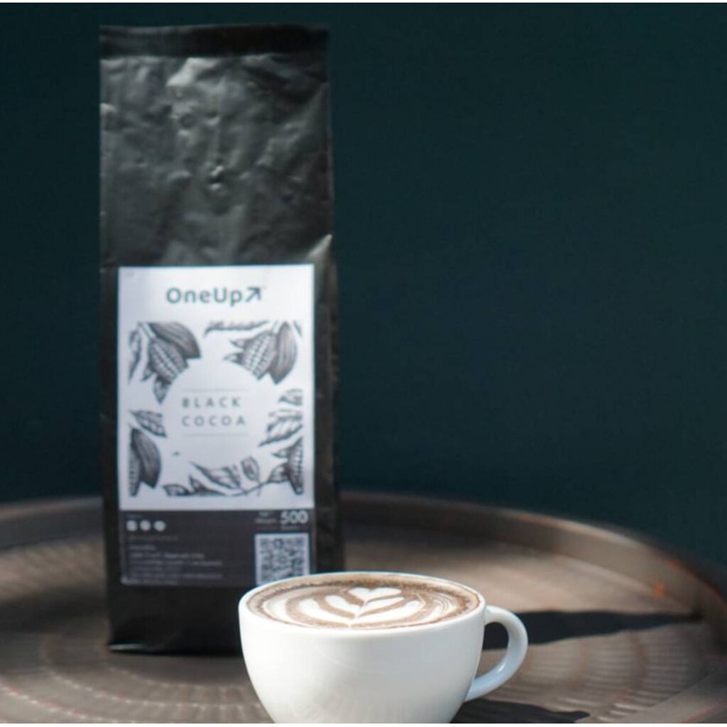 ONE UP Black Cocoa Powder ผงโกโก้ดำ ตรา วันอัพ ขนาด 500 g ...
