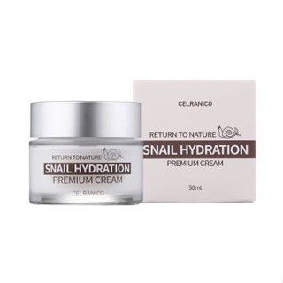 [พร้อมส่ง] ครีมหอยทากลดเลือนริ้วรอย+เพิ่มความชุ่มชื่นCelranico Return To Nature Snail Hydration Premium Cream 50 ml.