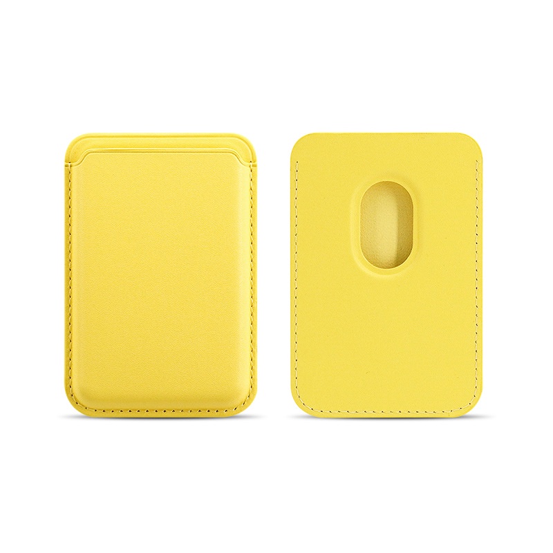 ซองใส่บัตรหนัง PU แบบแม่เหล็ก ปลอดภัย สําหรับ IPhone 13 14 12