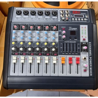 พาวเวอร์MIXER PRO PLUS PMX-602D  USB บูธูท 200Wx200W