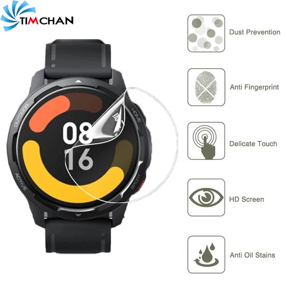ฟิล์มไฮโดรเจล TPU 9D กันน้ํามัน สําหรับนาฬิกาข้อมือ xiaomi watch S1 Active