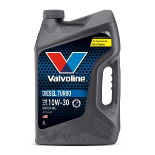 น้ำมันเครื่อง Valvoline ดีเซลเทอร์โบ (DIESEL TURBO) 10W-30 6+1 ลิตร สำหรับเครื่องคอมมอนเรล วาโวลีน โฉมใหม่