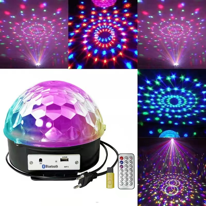ไฟปาร์ตี้ bluetooth MP3 รีโมท กระพริบตามจังหวะ ไฟดิสโก้ ไฟเธค Disco Light ไฟเทค ไฟปาร์ตี้ การควบคุมเสียง Stage Light