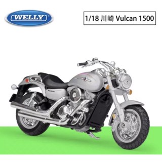 รถโมเดลมอเตอร์ไซค์ Kawasaki VULCAN 1500 MEAN STREAKสเกล1:18 รายละเอียดสวยเป็นงานโมเดลแบบตั้งโชว์