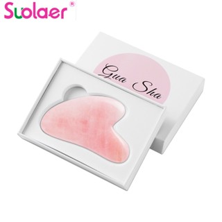 Suolaer เครื่องมือขูดผิวหน้า - ของขวัญสําหรับสุภาพสตรี เครื่องมือดูแลผิว เครื่องนวดหน้า ธรรมชาติ เพื่อบรรเทาความตึงเครียดของกล้ามเนื้อ