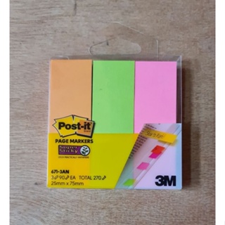 กระดาษ post-it 3M เบอร์ 671-3AN SSN 1"×3"