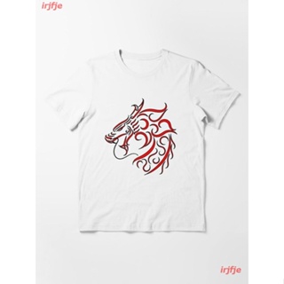 2022 The Red Head Of The Flaming Dragon T-Shirt เสื้อยืด ดพิมพ์ลาย เสื้อยืดผ้าฝ้าย คอกลม cotton ความนิยม discount Unisex