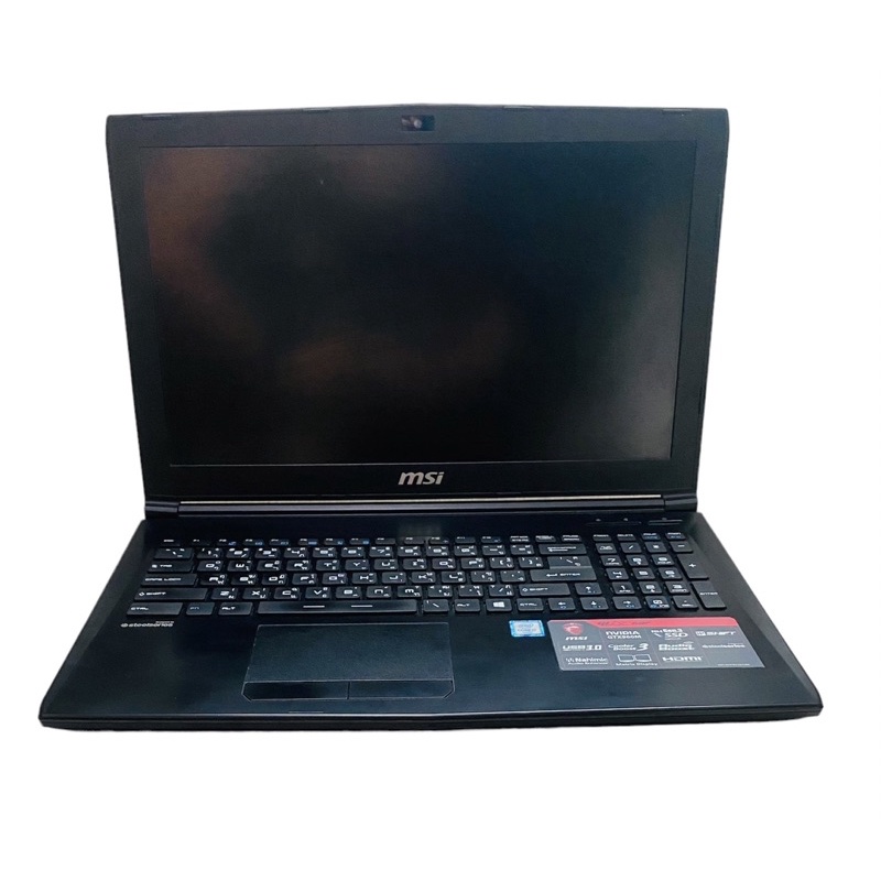 (มือสอง สภาพดี) อัพเกรดssdแล้ว ❗️msi GL62 6QF i7 gtx 970m โน๊ตบุ๊ค มือสอง notebook lab top โน๊ตบุคเก