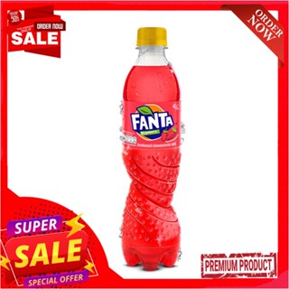 แฟนต้าน้ำแดง 500มล.FANTA STRAWBERRY 500ML.