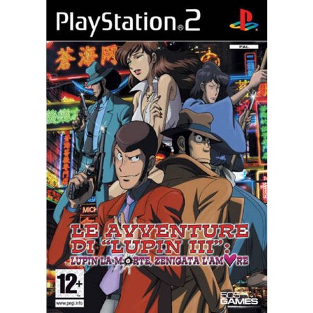 Le Avventure di Lupin III: Lupin la Morte, Zenigata l'Amore (Italy) PS2 แผ่นเกมps2 แผ่นไรท์ เกมเพทู