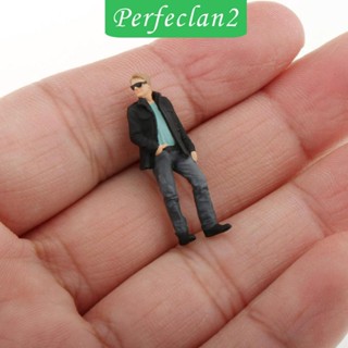 ✳♝△[perfeclanfdMY] 1:64 Diorama Painted Figure People Jacket Model Building Park for Fire Wheel