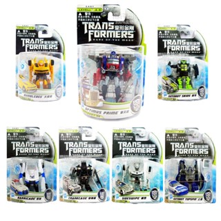 โมเดลฟิกเกอร์ อนิเมะ Dark of The Moon Optimus Prime Barricade Bumblebee ของเล่นสําหรับเด็ก