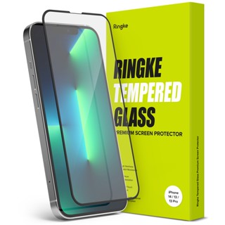 Ringke Screen Protector เข้ากันได้กับ iPhone 14 Plus 14 ตัวป้องกันหน้าจอ Ringke Glass แบบเต็มครอบคลุมขอบครอบคลุมเต็มรูปแบบ