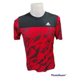 เสื้อยืดกีฬาแขนสั้นแบรนด์ Adidas Size L(Womens) มือ2