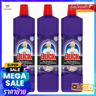 น้ำยาทำความสะอาดห้องน้ำ เป็ด 900ml แพ็ค3 ม่วงLIQUID CLEANING BATHROOM DUCK 900ml 3 PCS PURPLE