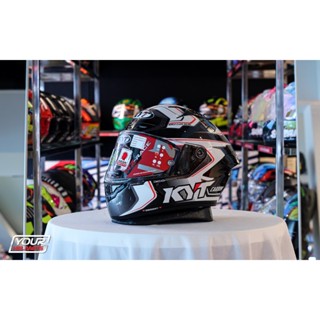 หมวกกันน็อค KYT HELMETS รุ่น NZ RACE CARBON COMPETITION WHITE